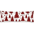thumbnail image 2 of Christmas Body Pillow Cover Merry Christams Tree Xmas Holiday Red White Cushion Long Pillowcase with Zipper Decorative Soft Bedding Pillow Cases Farmhouse Pillow Covers for Bedroom,Couch,20"x54", 2 of 4