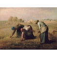 thumbnail image 2 of Millet, Jean-Francois 24x19 White Modern Wood Framed Museum Art Print Titled - Gleaners, 2 of 4