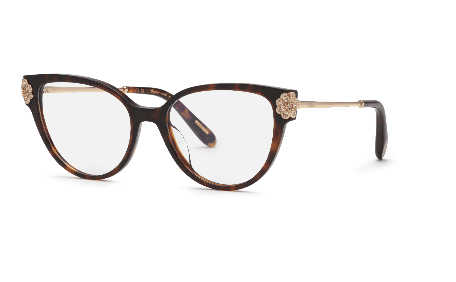 ビーシャス Chopard VCHG02S 0354 Women's Full Rim Butterfly Frame