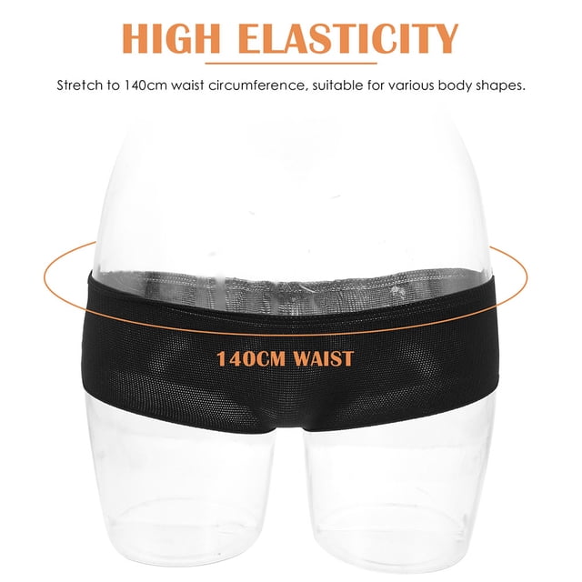TEHAUX 1 Ensemble Vêtements de Maternité Intimes pour Récupération Post-Partum Chinlon Noir