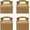 Brown, variant on 24Pcs Brown Party Favor Treat Boxes Goodie Paper Box with Handles | Candy Gable Gift Boxes Perfect for Birthday, Babyshower, and Any Fun Party