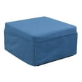 thumbnail image 2 of Convenience Concepts Designs4Comfort Folding Bed Ottoman Coffee Table, Soft Blue Fabric, 2 of 2