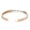 Rose Gold, variant on Mother's Day Jewelry Gifts Customized " GRANDMAS MAKE LIFE SWEETER " Inspirational Mom Positive Messaged Cuff Bracelet In 14k Rose Gold Over Sterling Silver