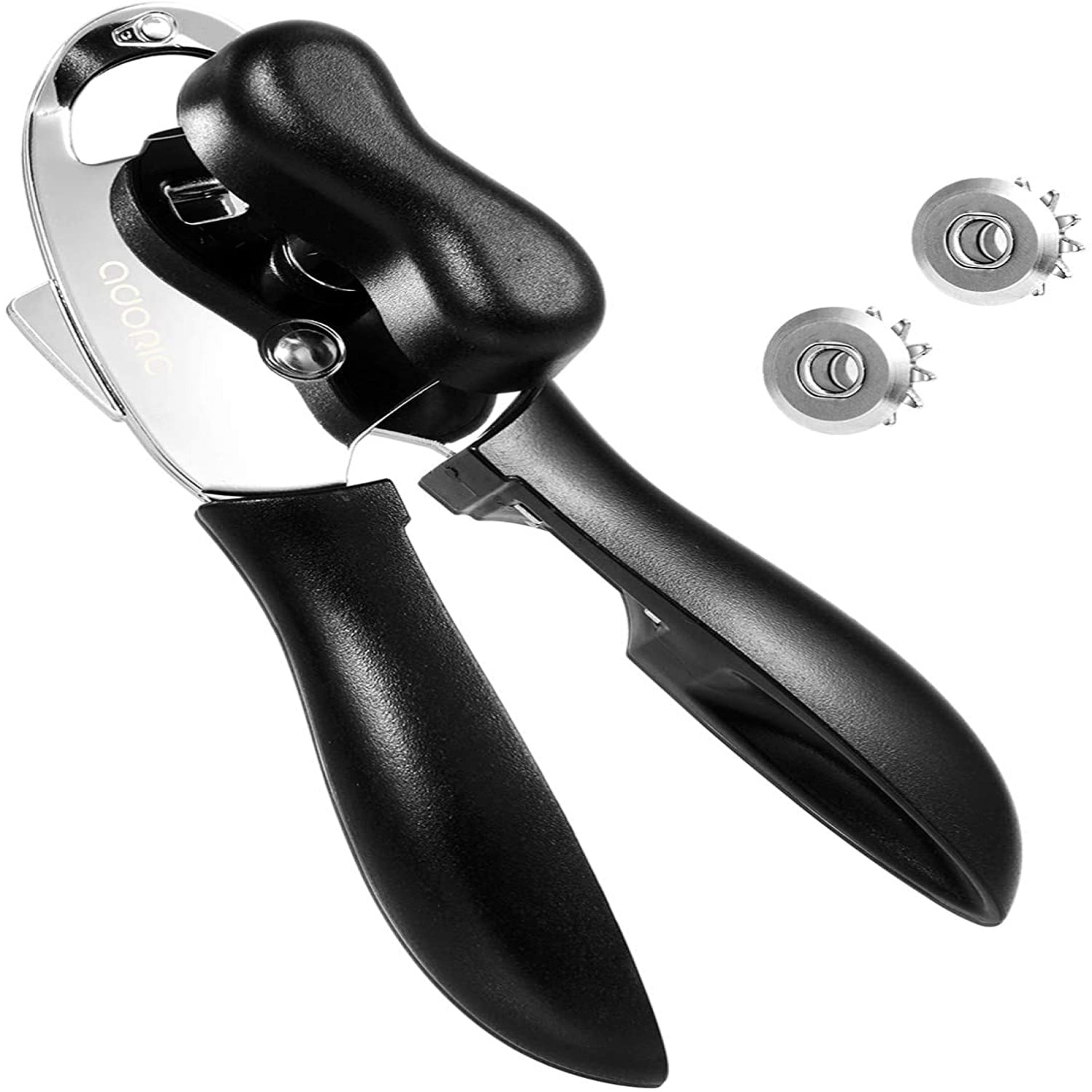 Manual Can Opener, Handheld Comfortable Grip, Oversized Easy Turn Knob