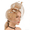champagne, variant on 1 PCS Elegant Mesh Fascinator Hat with Bow & Feather Accents, Ideal for Weddings, Bridal Events and Formal Occasions