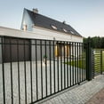 thumbnail image 5 of ALEKO Garden Yard Steel Sliding 30 x 6 ft Black Driveway Gate Madrid Style, 5 of 7