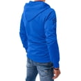 thumbnail image 4 of LEEy-world Cool Hoodies Men's Hoodies Sweatershirt Casual Long Sleeve Gym Pullover Blue,XXL, 4 of 5