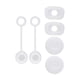 thumbnail image 1 of Tapón para derrames, juego de tapón a prueba de derrames de silicona, accesorios para vasos, tapa de tapón de paja, tapa antipolvo para beber, tapas Gloria Tapón de derrames, 1 of 9