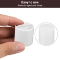 thumbnail image 5 of Uxcell 24/410 PP Plastic Disc Top Caps Press Cap, 48Pcs Durable Replacement Caps, White, 5 of 6
