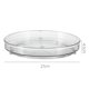 thumbnail image 5 of Bandeja giratoria de 360° para almacenamiento, organizador transparente y redondo para cocina, baño y armario., 5 of 7
