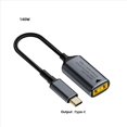 thumbnail image 2 of 10X Cargador para Computadora Portátil con Enchufe Cuadrado de CC de 140 W A Adaptador de Corriente USB C PD de 5 V, 9 V y 20 V, Cable de Carga Rápida para, 2 of 5