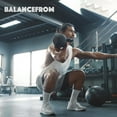 thumbnail image 4 of BalanceFrom Set of 3 Vinyl Kettlebell with 10-, 15-, and 20-Pound Weights, 4 of 9