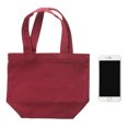thumbnail image 4 of Aspire 4-Pack Black Canvas Tote Bags, 12oz Canvas Lunch Bag Bottom Gusset, 10" x 8" x 4", 4 of 6