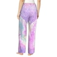 thumbnail image 3 of Daiia Purple Sparkling Butterfly Women's Sleep Pant with Pockets and Drawstring,Pajama Pants-XX-Large, 3 of 9
