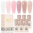 thumbnail image 1 of Juego de esmaltes de uñas SHOYUM, 6 colores, gel gelatinoso, 7 ml cada uno, 1 of 7