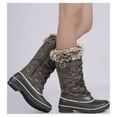 thumbnail image 5 of Dream Pairs Women's Warm Faux Fur Lined Mid Calf Winter Snow Boots BROWN Size 10, 5 of 6