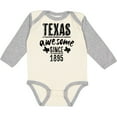 thumbnail image 3 of Inktastic Texas Awesome Since 1895 Boys or Girls Long Sleeve Baby Bodysuit, 3 of 5