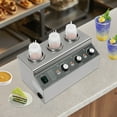 thumbnail image 3 of 110V Commercial Electric Sauce Warmer, Cheese Sauce Dispenser Warmer with 3 Bottles for Homes, Restaurants, 3 of 18