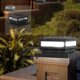 thumbnail image 1 of Luz Solar para Poste con Tapa Exterior 8 LED IP65 Impermeable | Luz Solar para Pilares de Cerca 4x4 y 6x6 | Iluminación Decorativa para Patio y Jardín de Anochecer a Amanecer, Paquete de 1, 1 of 8