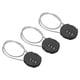 thumbnail image 1 of Candado de Combinación Pequeño Uxcell de 11.8 Pulgadas, Paquete de 3 Candados de 3 Dígitos para Taquilla de Gimnasio, Negro, 1 of 6