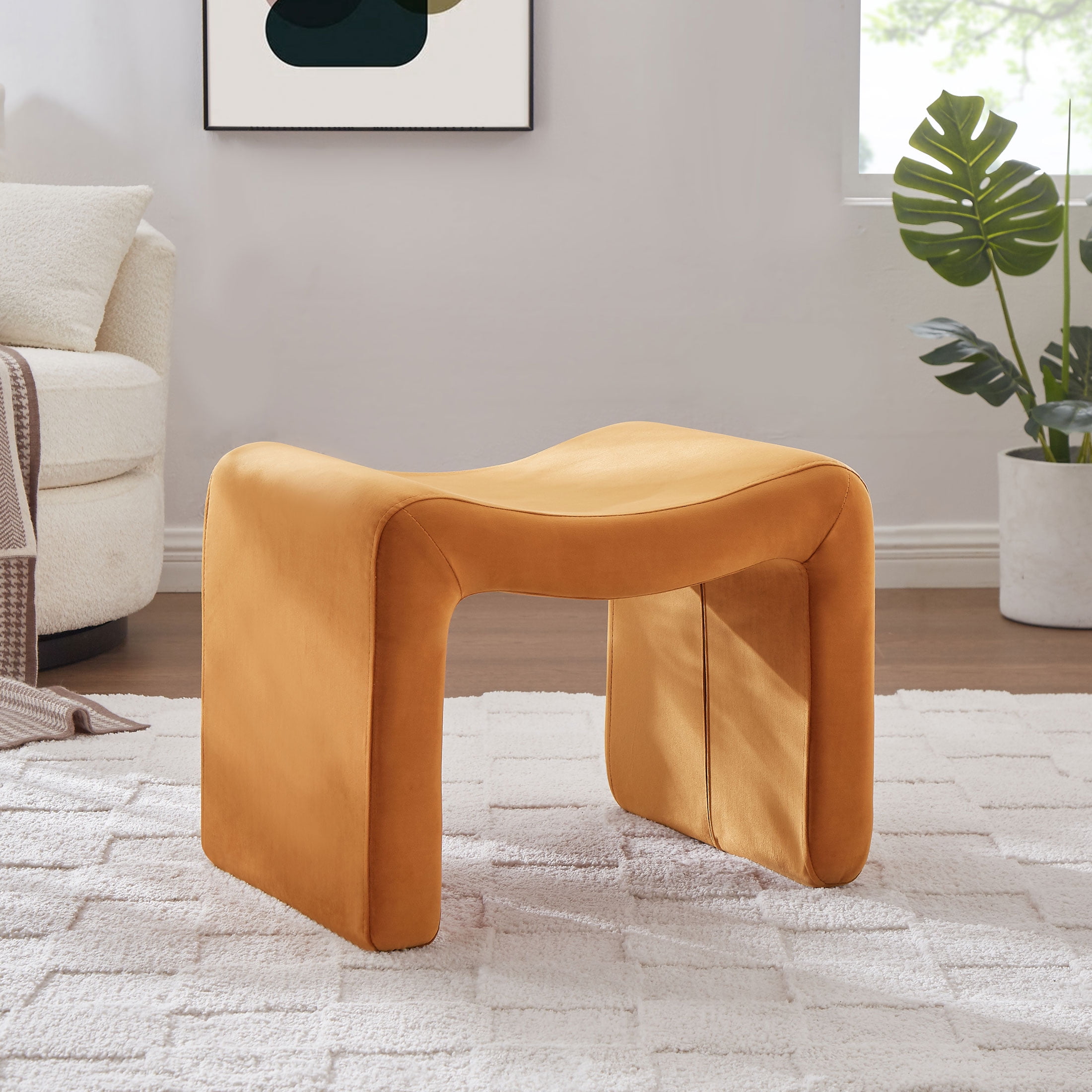 Footstool Ottoman, MultiFunctional Modern Foot Stool, Sofa Footrest