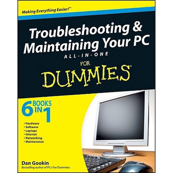 Pre-Owned Troubleshooting & Maintaining Your PC All-In-One for Dummies [With CDROM] (Paperback) 0470396652 9780470396650