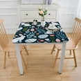 thumbnail image 3 of nygtbtfer Easter Rabbit Square Tablecloth-Indoor/Outdoor Tablecloth-Washable Tablecloth for Party Dinner Decor Elastic Edge, 3 of 7