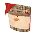 thumbnail image 4 of CXYYY Christmas Hat Snowflake Chair Cover Square Cartoon Santa Chair Slipcover, 4 of 4