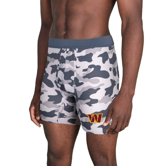 Men's Concepts Sport Charcoal Washington Commanders Invincible Knit Boxer Brief