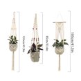 thumbnail image 2 of Maceta colgante de pared para interiores y exteriores, cesta para balcón, patio, jardín, flor, maceta, decoración del hogar 4 Piezas Inevent HA3908-00B, 2 of 6