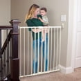thumbnail image 1 of Toddleroo by North States Baby Gate for Stairs and Doorways: Tall Easy Swing & Lock Series 2 Child Gate, Fits Openings 28.68-47.85 Wide. Safety Latch, Hardware Mount. (36 Tall, Warm White), 1 of 5