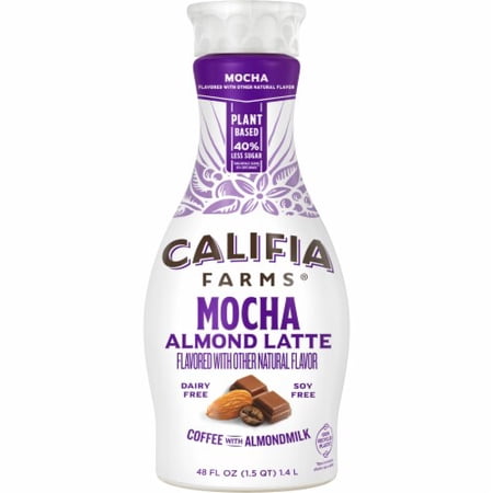 2X - Califia Farms Mocha Almond Milk Latte 48 fl oz