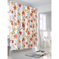 thumbnail image 3 of Fall Shower Curtain Maple Leaves Shower Curtains for Bathroom Thanksgiving Decor, Waterproof Polyester Shower Curtain Set with Hooks, Standard Size 72" x 72" Leaf Branches, 3 of 6
