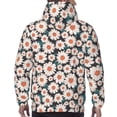 thumbnail image 7 of Daiia Daisies Flowers for Men's Fashion Hoodies & Sweatshirts with Kangaroo Pocket Hooded Sweatshirt Breathable & Moisture Wicking-Large, 7 of 7