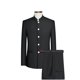 thumbnail image 3 of Traje con cuello levantado y botones blancos, traje de dos piezas para hombre (chaquetaquetaqueta + pantalones), trajes Zhongshan de estilo chino para hombre, azul, gris, negro 4XL, 3 of 5