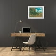 thumbnail image 3 of Sisley, Alfred  14x12 White Modern Wood Framed Museum Art Print Titled - The Road from Versailles to Saint-Germain, 3 of 4