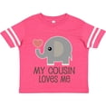 thumbnail image 3 of Inktastic My Cousin Loves Me Boys or Girls Toddler T-Shirt, 3 of 5