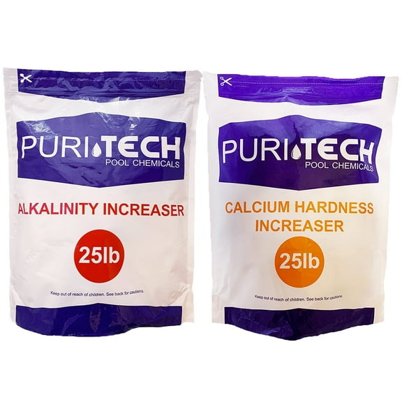 Puri Tech 25 lb Calcium Hardness & Alkalinity Increaser Kit for Swimming Pools