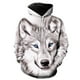 thumbnail image 3 of Sudadera con capucha con estampado 3D de lobo de gran venta europea y americana, sudadera con capucha de manga larga a la moda, sudadera con capucha con personalidad de animal, 3 of 5