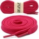 thumbnail image 2 of Cordones planos sólidos huecos gruesos cordones para zapatos atléticos cuerdas 2 pares brillar Zapato, 2 of 5