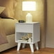 thumbnail image 2 of Mesa De Noche Blanca Con 1 Cajón Madesa, 2 of 8