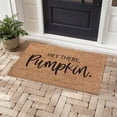 thumbnail image 7 of Fall Coir Doormat Welcome Pumpkins Door Mat Non Farmhouse Floor Mats Autumn Decorative Entrance Door Rugs For Halloween Thanksgiving Indoor Outdoor Bathroom Porch Decor Carpet, 7 of 7