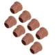 thumbnail image 5 of Juego de 8 fundas para patas de silla, TPE, protectores de suelo, tapas para patas de muebles, para taburete de mesa, color marrón M, 5 of 12