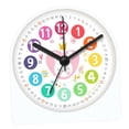 thumbnail image 1 of Reloj despertador analógico para niños, lámpara de noche, silencioso, funciona con pilas, relojes de mesa para Conejo, 1 of 8