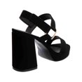 thumbnail image 4 of Zapatillas Abiertas Casuales MAMA LOLA Tacón Miracol negro 25.5, 4 of 5
