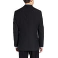 thumbnail image 2 of Vincenzi 2 Button Men's V83870 Modern Fit Suit- Black Tonal Stripes - 38 Regular, 2 of 2