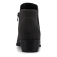thumbnail image 4 of Journee Solarah Pull-on Almond Toe Block Heel Comfort Casual Ankle Bootie, 4 of 9