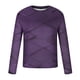 thumbnail image 5 of Blusas y camisas de manga larga con cuello redondo para hombre, blusa informal de manga larga con cuello redondo y estampado de rayas, blusa de poliéster para hombre, 5 of 5