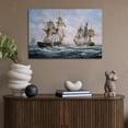 thumbnail image 3 of Canvas Gallery Wrap - Action Between U.S. Sloop-of-War "Wasp" and H.M. Brig-of-War "Frolic", 1812, 3 of 4