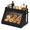 Black, variant on Bamboo Bread Box for Kitchen Countertop with Shelf and Acrylic Door,15.75*9.84*9.45in,White